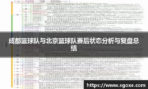 成都篮球队与北京篮球队赛后状态分析与复盘总结
