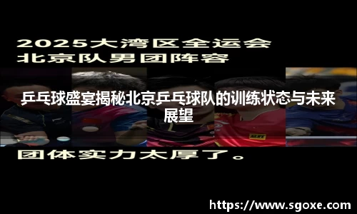 乒乓球盛宴揭秘北京乒乓球队的训练状态与未来展望