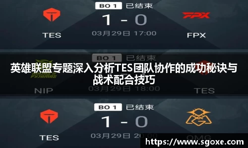 英雄联盟专题深入分析TES团队协作的成功秘诀与战术配合技巧